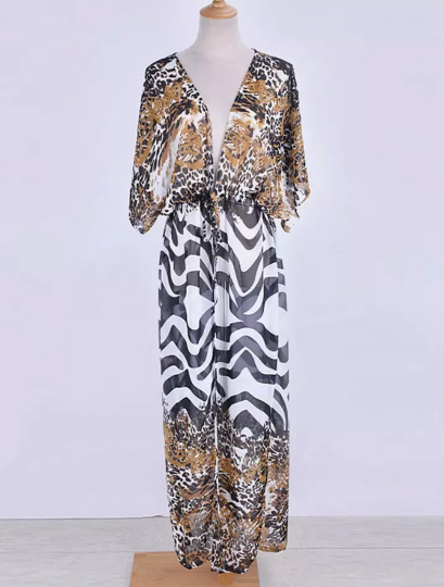 Beach Cover Up Chiffon Kimono