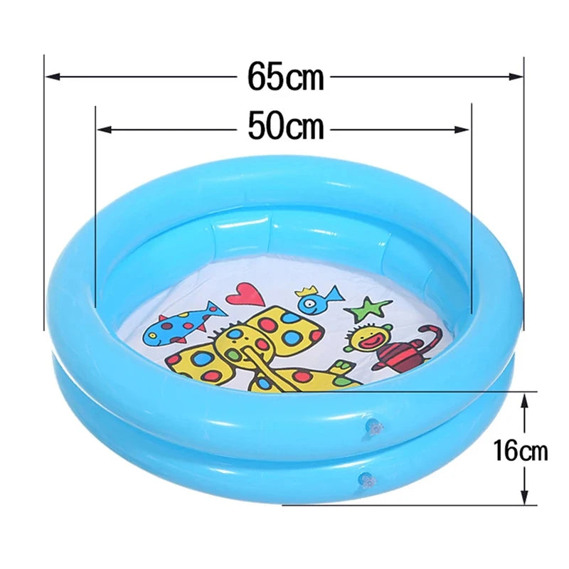 Round Inflatable Swimming Pool PVC Thicken Mini Swimming Pool For Kids Children, Indoor Play Pool Portable Outdoor Hot Tubs
