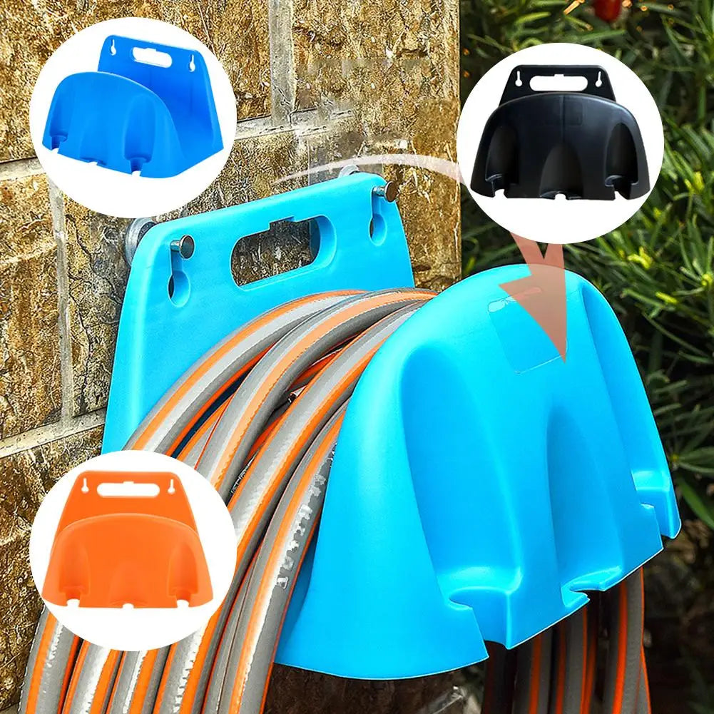 Wall Mounted Garden Irrigation Hose Pipe Hanger Plastic Rack Tap Watering Hose Organizer