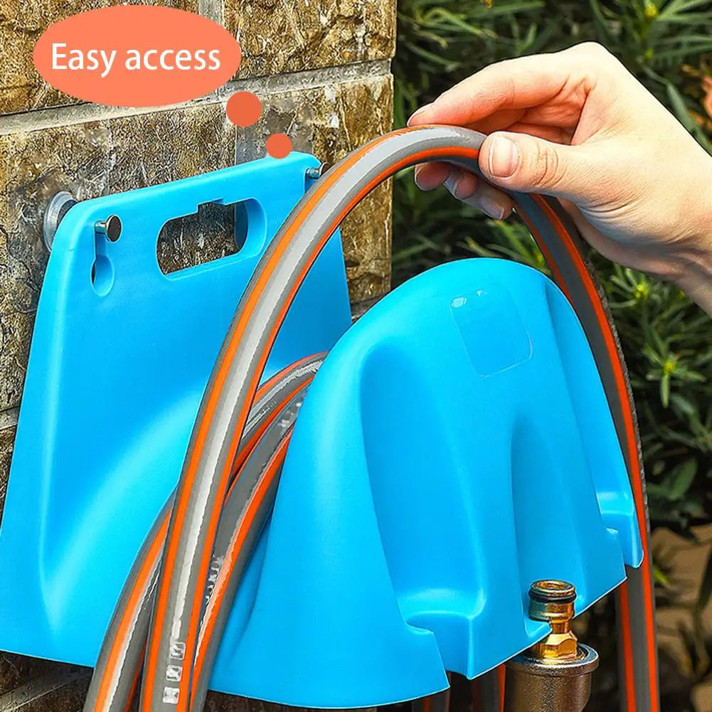 Wall Mounted Garden Irrigation Hose Pipe Hanger Plastic Rack Tap Watering Hose Organizer