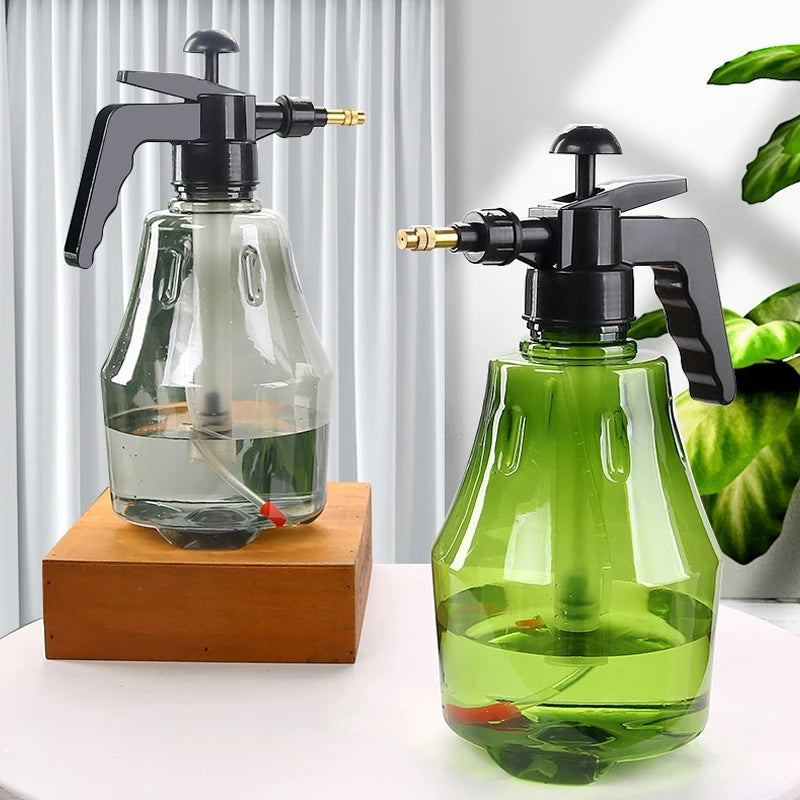 1pc Premium Plastic Pressure Spray Bottle - Powerful Air Pressure Technology, Adjustable Nozzle, High-Pressure Mist Sprayer for