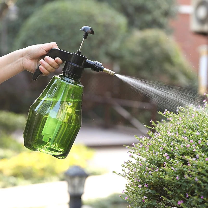 1pc Premium Plastic Pressure Spray Bottle - Powerful Air Pressure Technology, Adjustable Nozzle, High-Pressure Mist Sprayer for