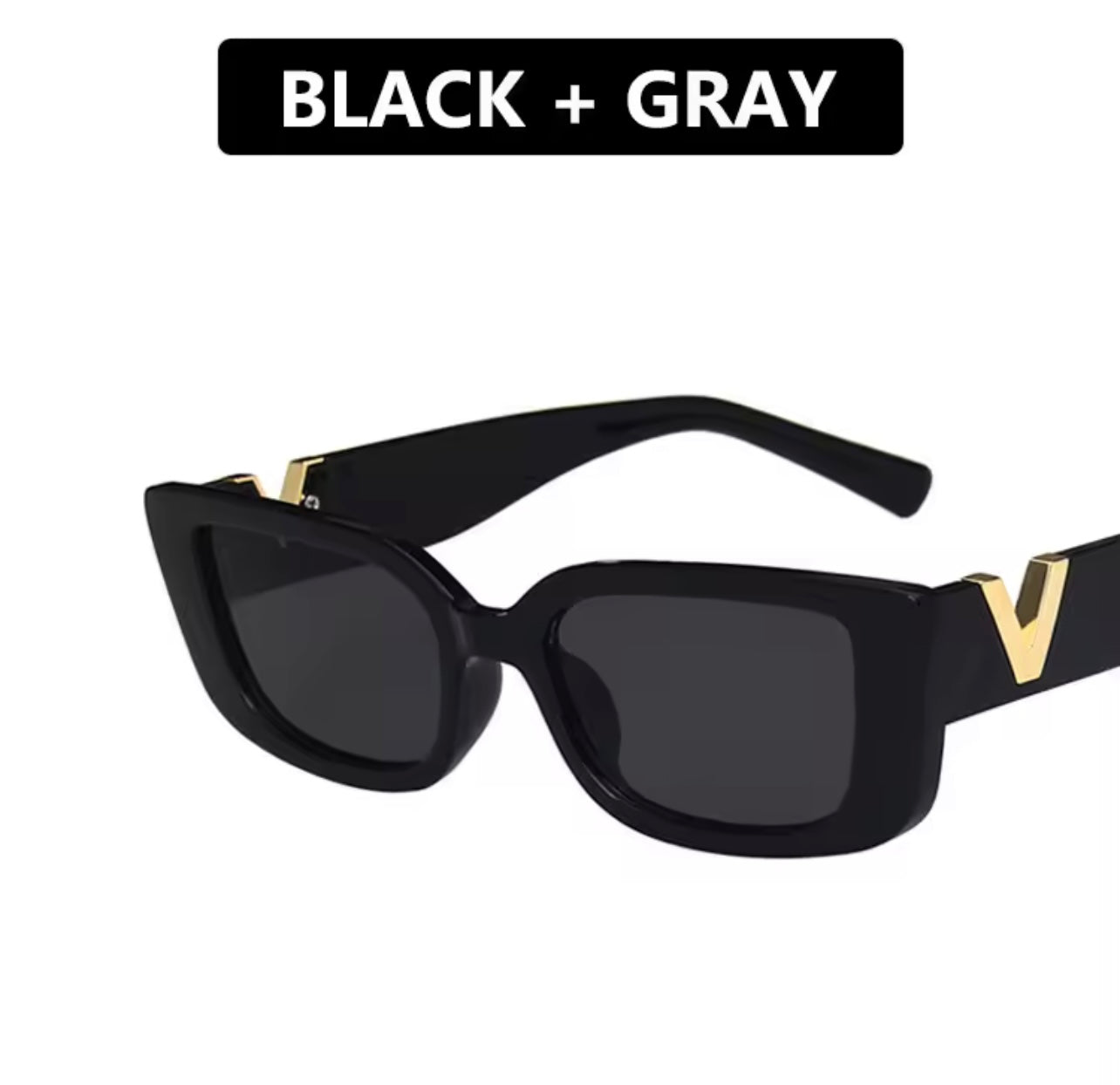 Retro Rectangle Sunglasses