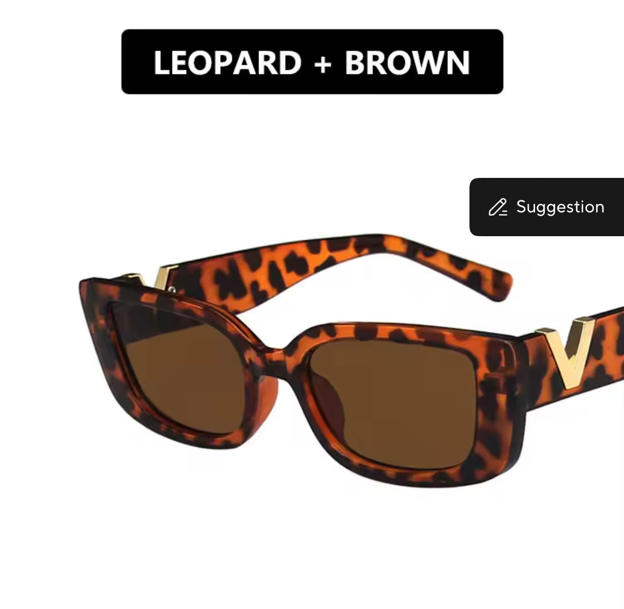 Retro Rectangle Sunglasses