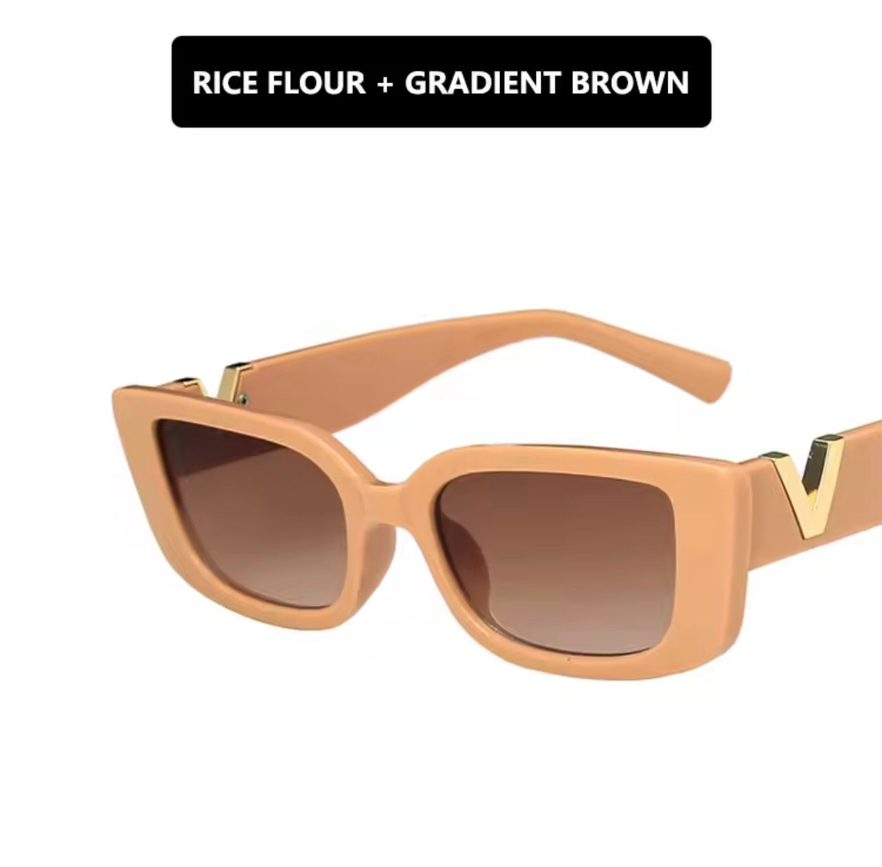 Retro Rectangle Sunglasses
