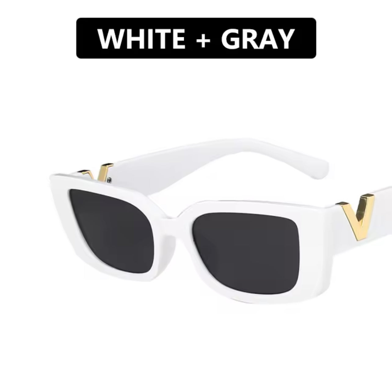 Retro Rectangle Sunglasses