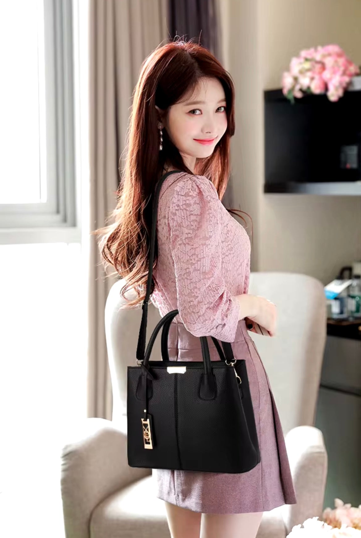 Vegan Leather Design Led Bag
