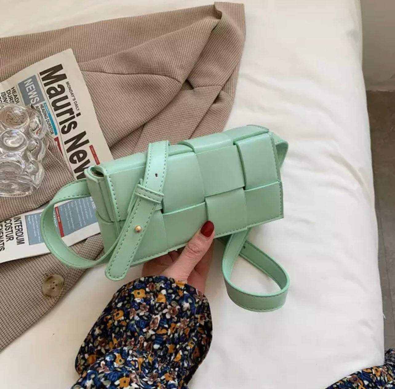 BV Soft Cassette Bag - Soft Vegan Leather Padded Cassette Bag