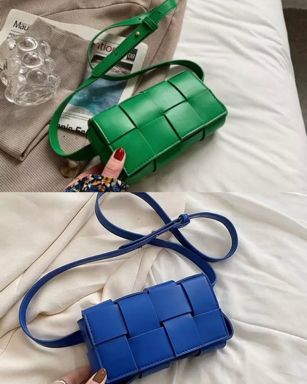 BV Soft Cassette Bag - Soft Vegan Leather Padded Cassette Bag