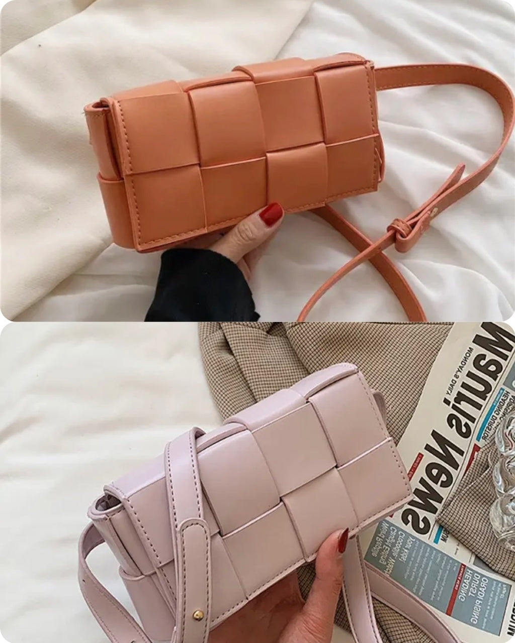 BV Soft Cassette Bag - Soft Vegan Leather Padded Cassette Bag