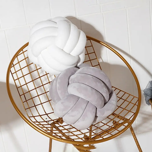 Nordic Style Velvet Knotted Cushion Home Decor