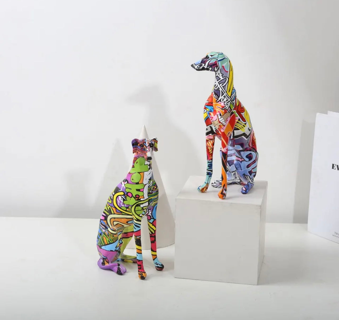 Greyhound Graffiti Sculpture