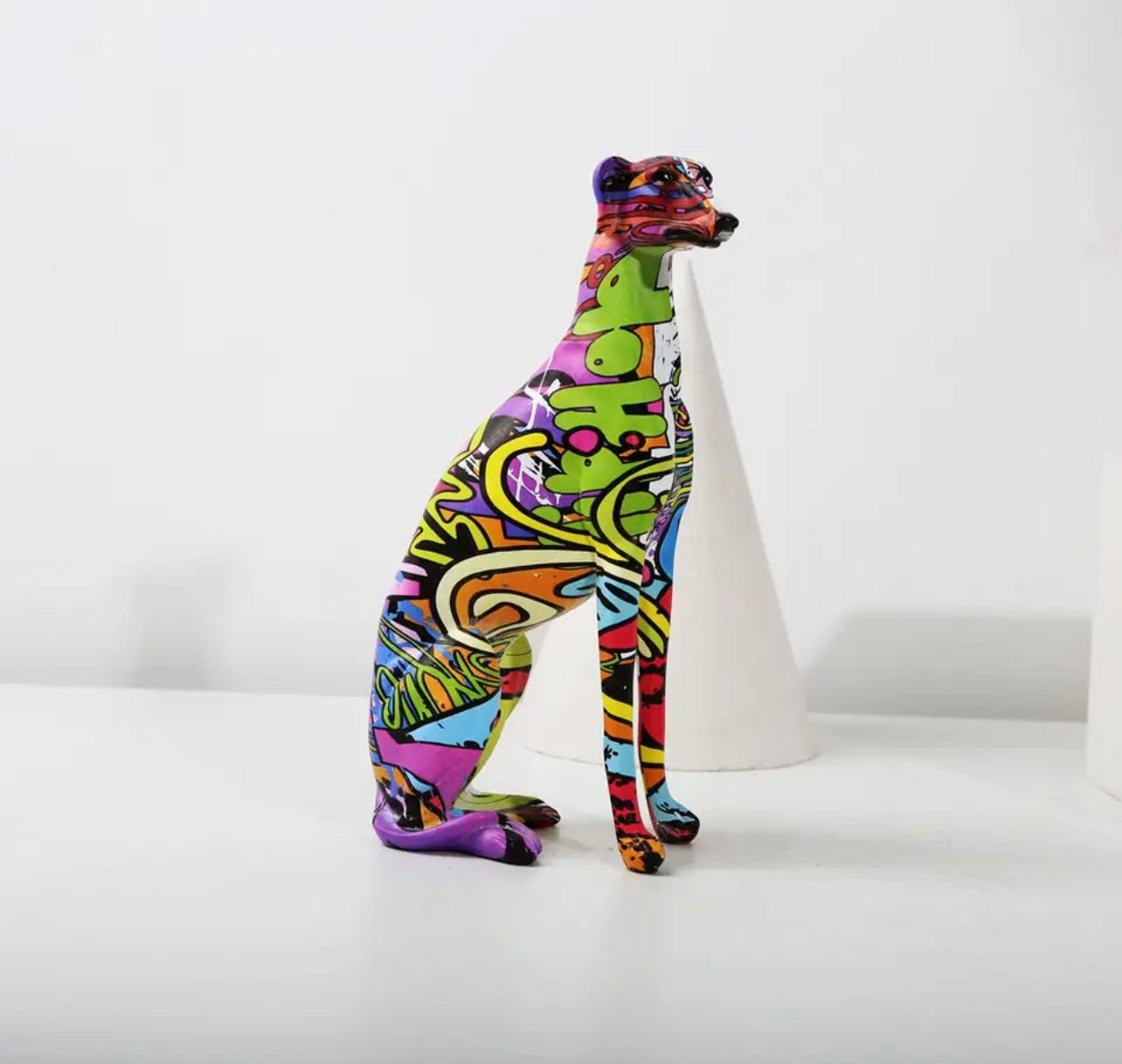 Greyhound Graffiti Sculpture