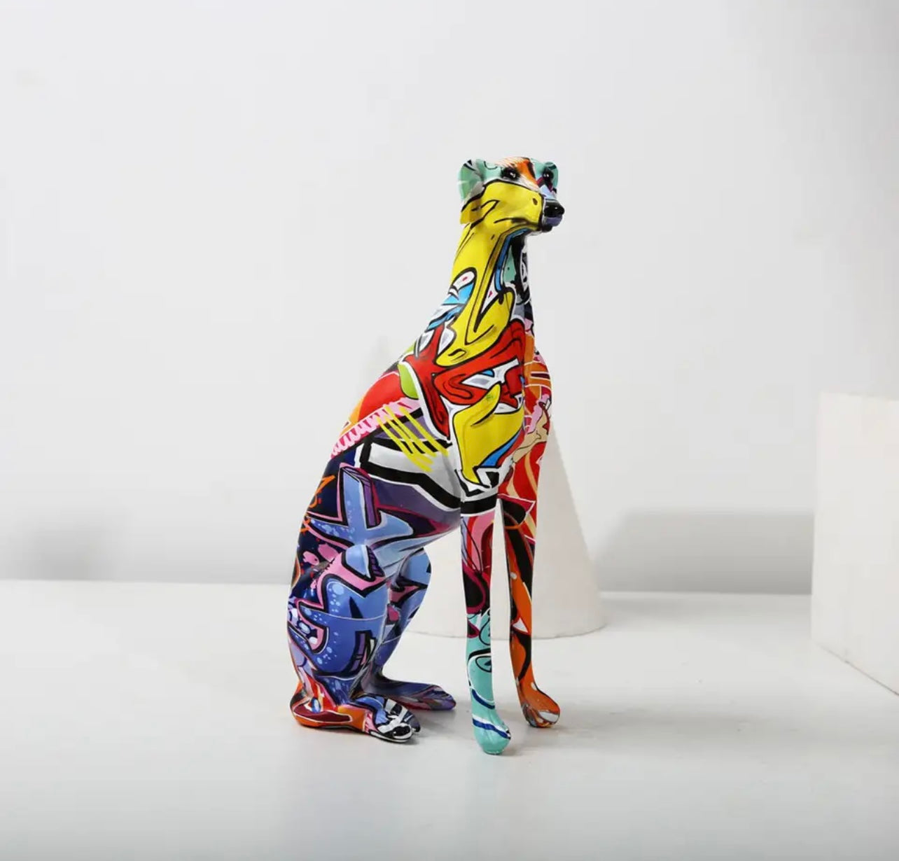 Greyhound Graffiti Sculpture