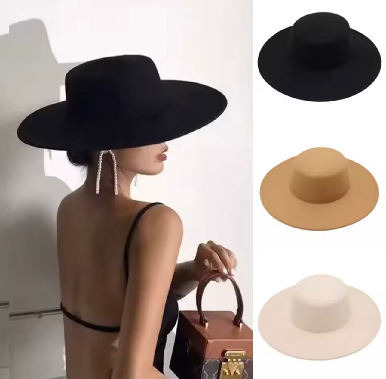 Fedora Style Sun Hat