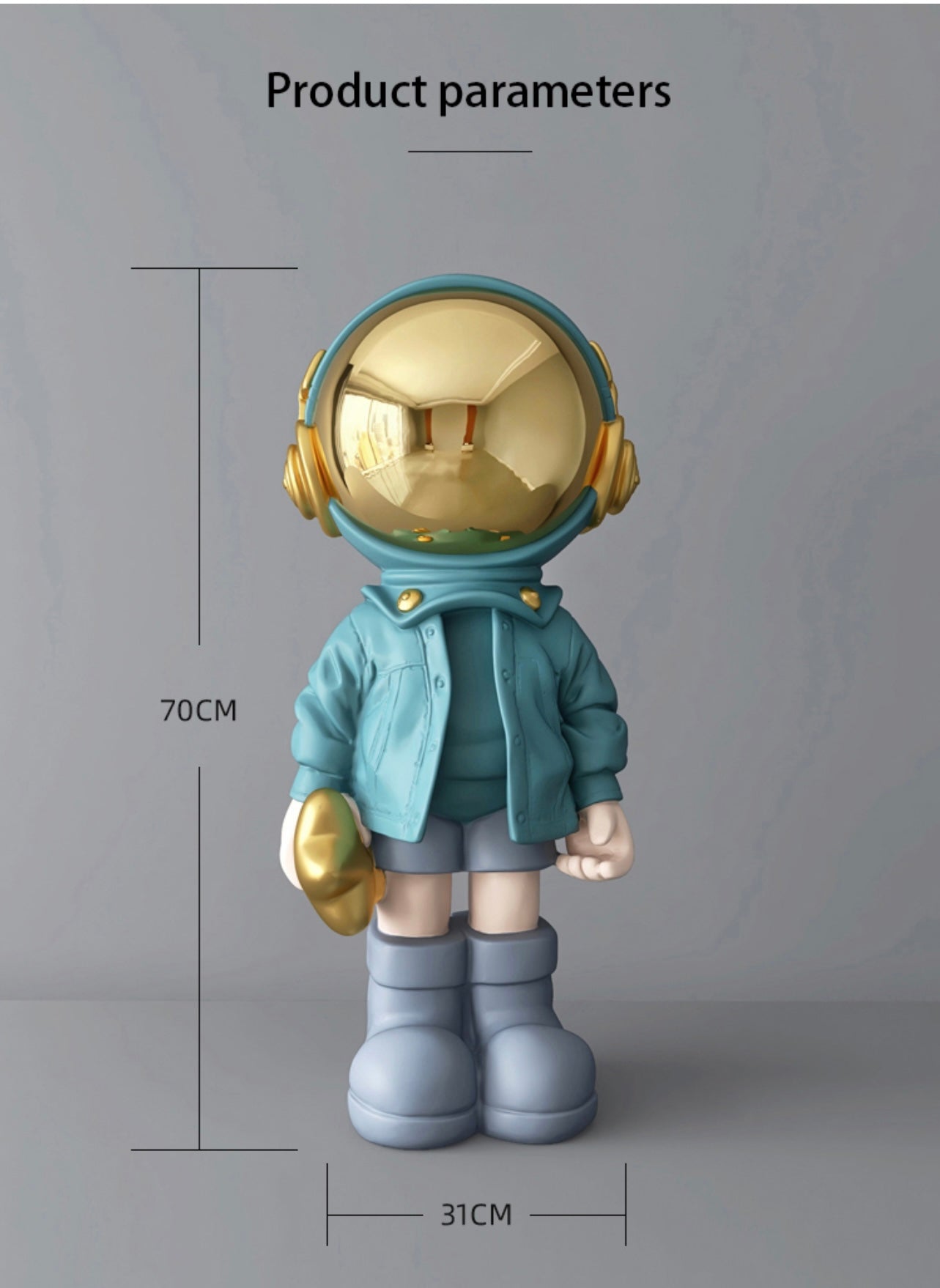 Large Astronaut Statue - Luxury Floor Accessory