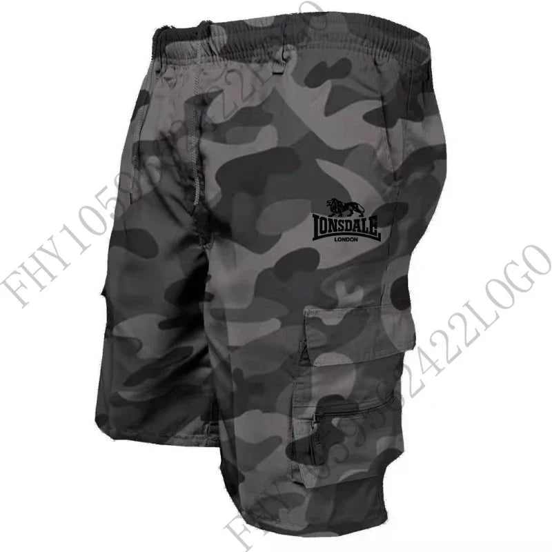 Fashion Military Pocket Shorts Jogging Camo casual sports shorts, men's hiking cargo shorts,