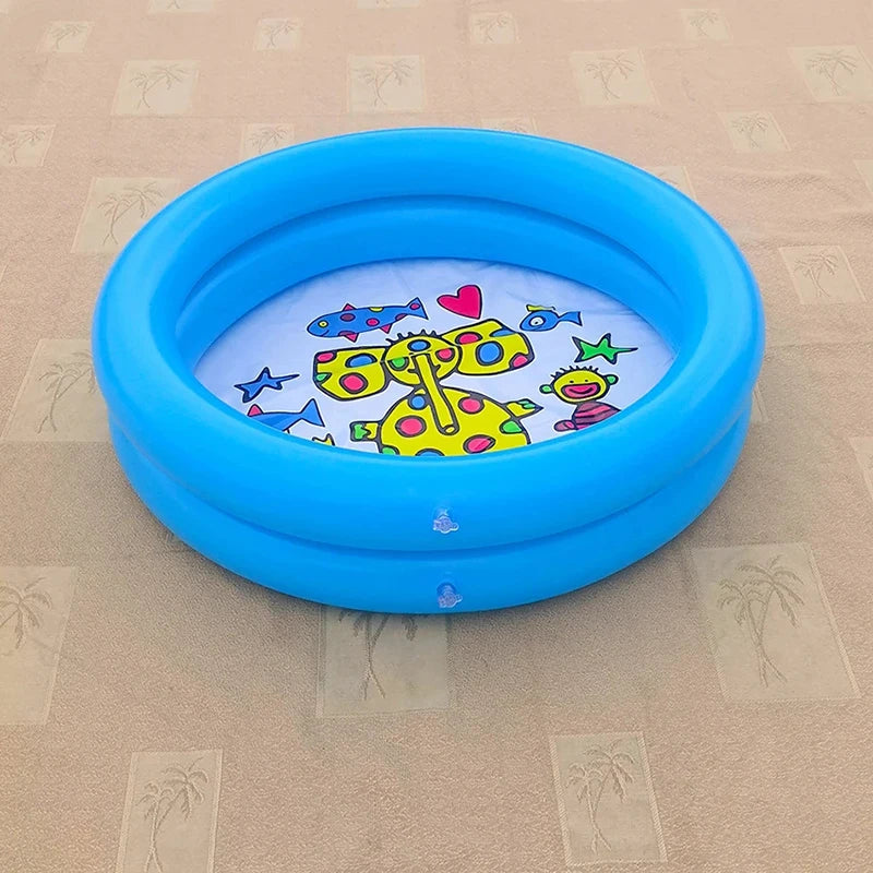 Round Inflatable Swimming Pool PVC Thicken Mini Swimming Pool For Kids Children, Indoor Play Pool Portable Outdoor Hot Tubs