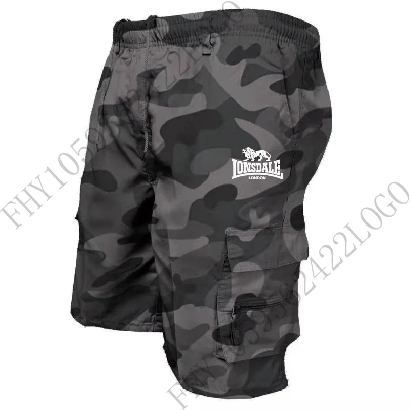Fashion Military Pocket Shorts Jogging Camo casual sports shorts, men's hiking cargo shorts,