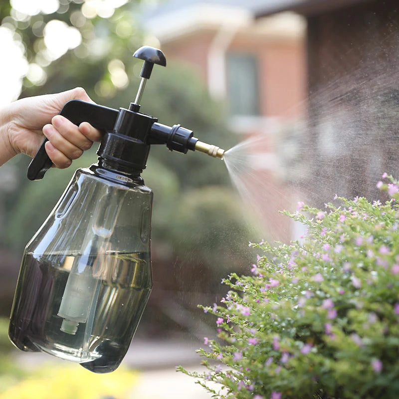 1pc Premium Plastic Pressure Spray Bottle - Powerful Air Pressure Technology, Adjustable Nozzle, High-Pressure Mist Sprayer for