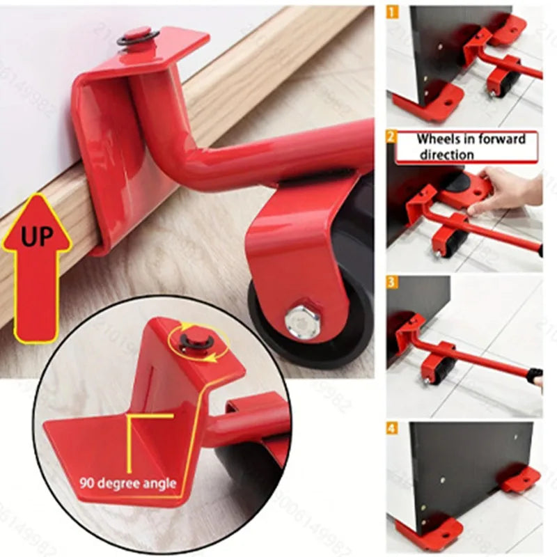 New Heavy Duty Furniture Lifter Furniture Mover Set Washing Machine Refrigerator Transport Tool Lifting Moving Furniture Helper