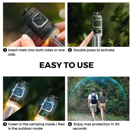 Flextail REPEL- 3-in-1 Mosquito Repellent with Camping Lantern