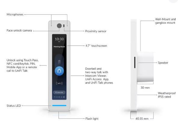 Ubquiti G3 Reader Pro UA-G3-Pro-W in White