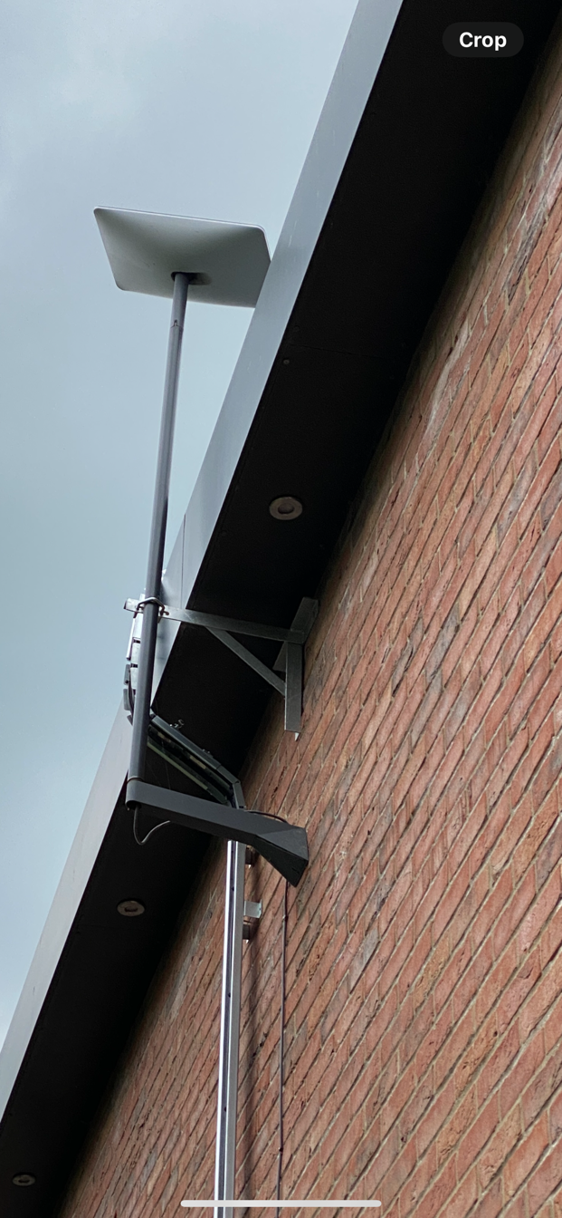 24 inch Stand Off Brackets Galvanised - TK24