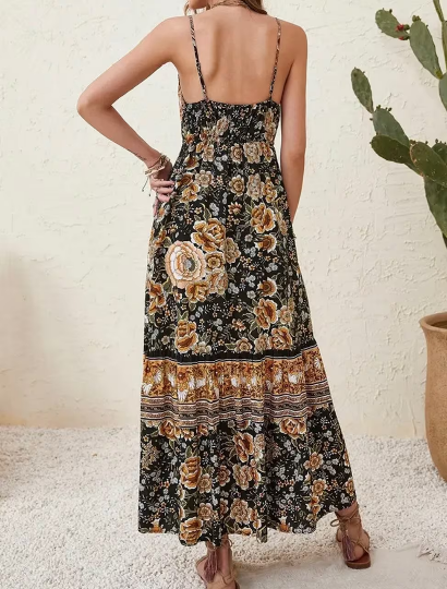Summer Vintage Maxi Dress