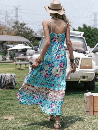 Summer Vintage Maxi Dress