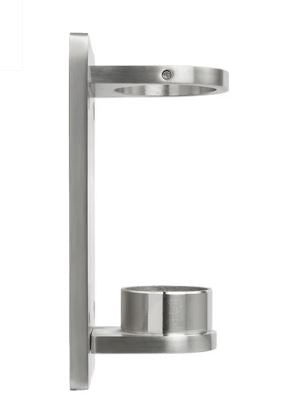 Steel 304 Rectangle Wall Bracket To Suit 48.3mm x 2mm Tube