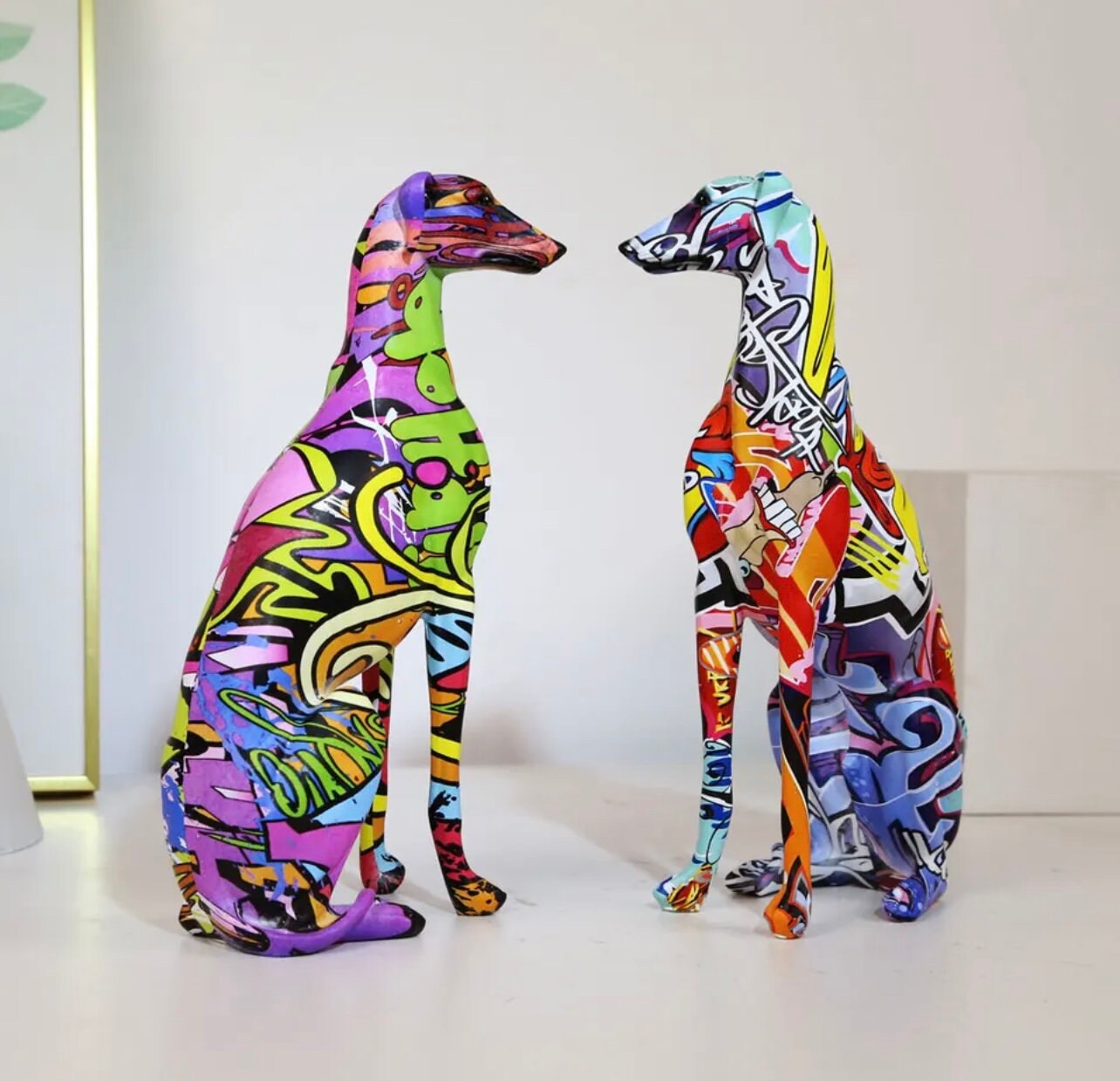 Greyhound Graffiti Sculpture