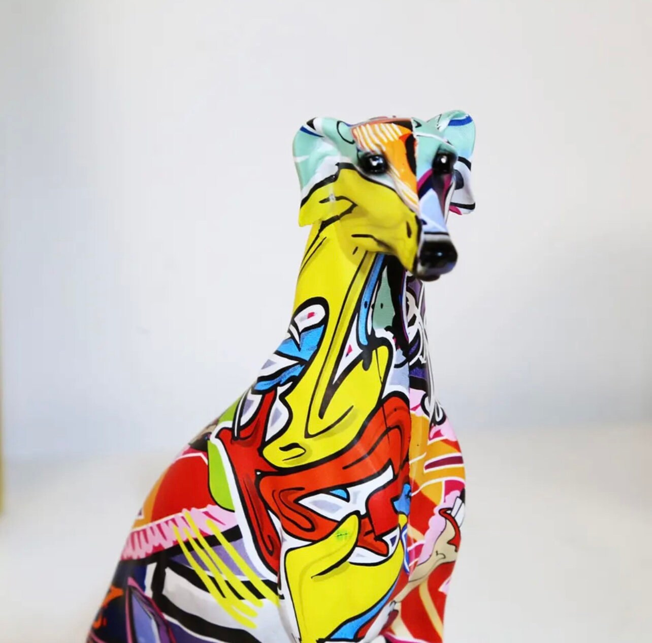 Greyhound Graffiti Sculpture
