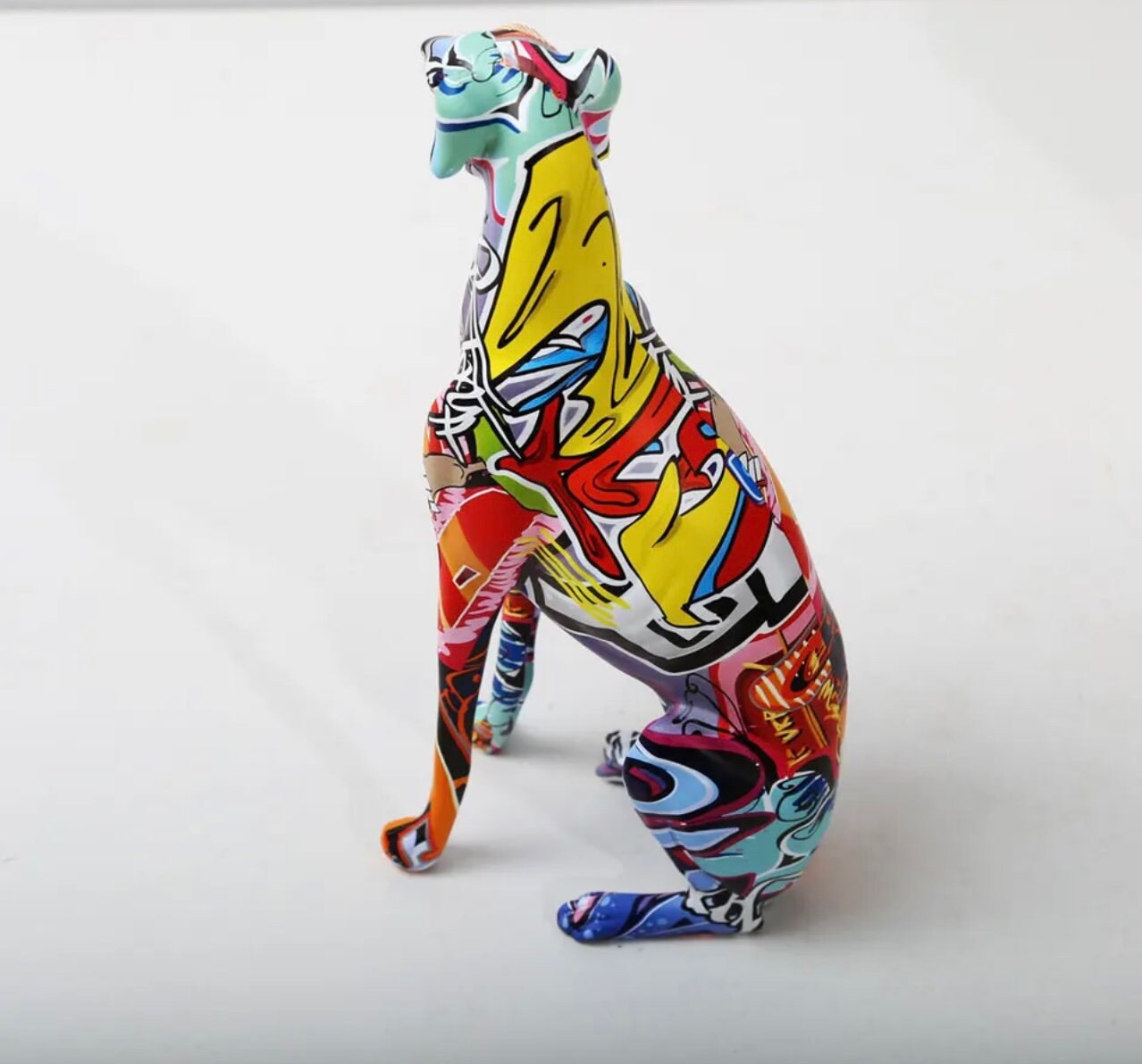 Greyhound Graffiti Sculpture