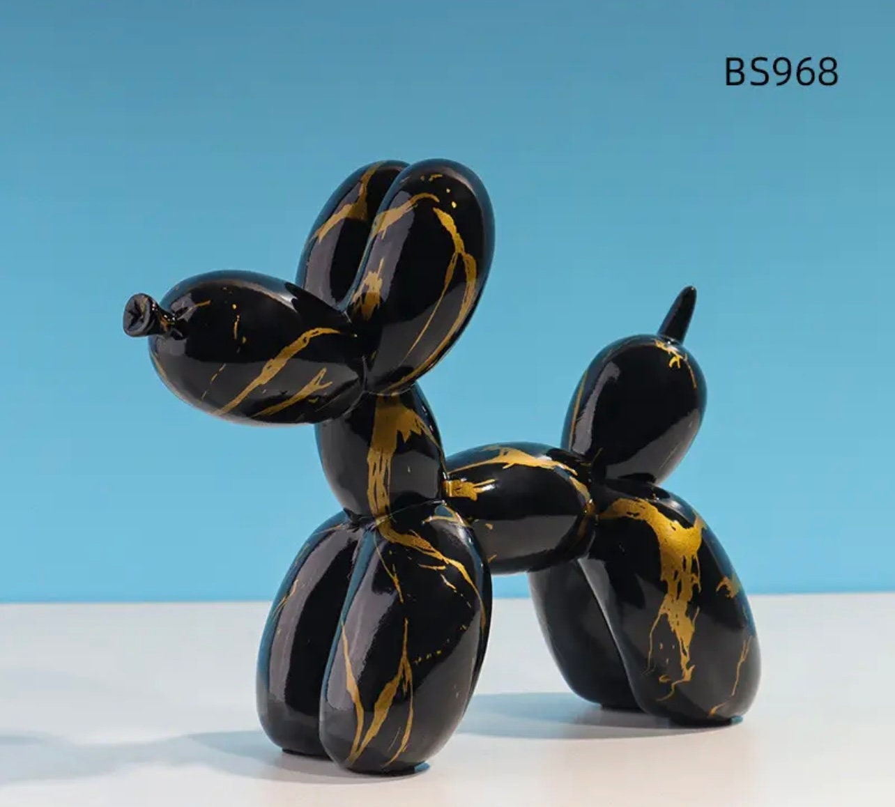 Graffiti Balloon Art Deco Dog Statue