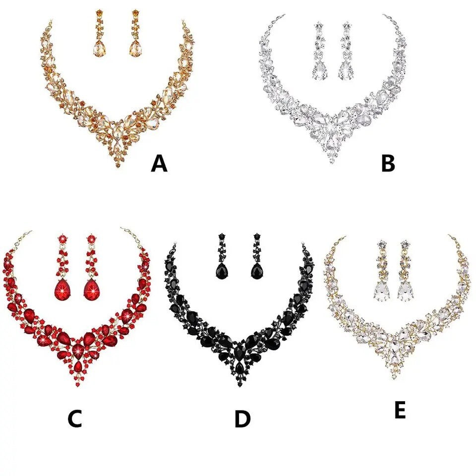Luxury Necklace Earring Set