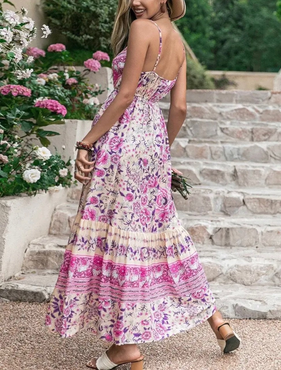 Summer Vintage Maxi Dress