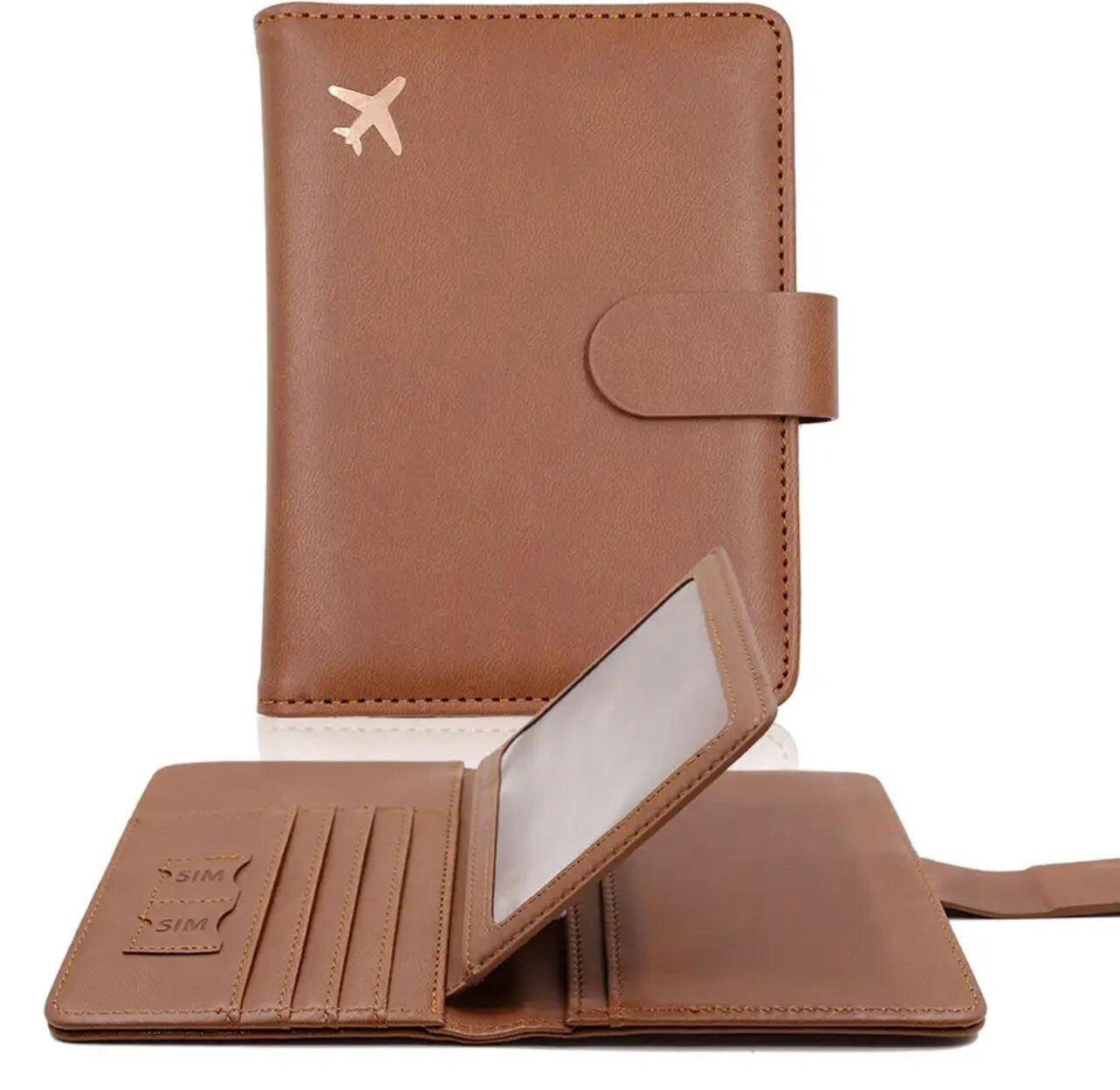 Passport Holder | Vegan Leather Passport Holder | Passport holder with Credit Card Holder | Travel Document Holder | RFID Blocking|8 Colours