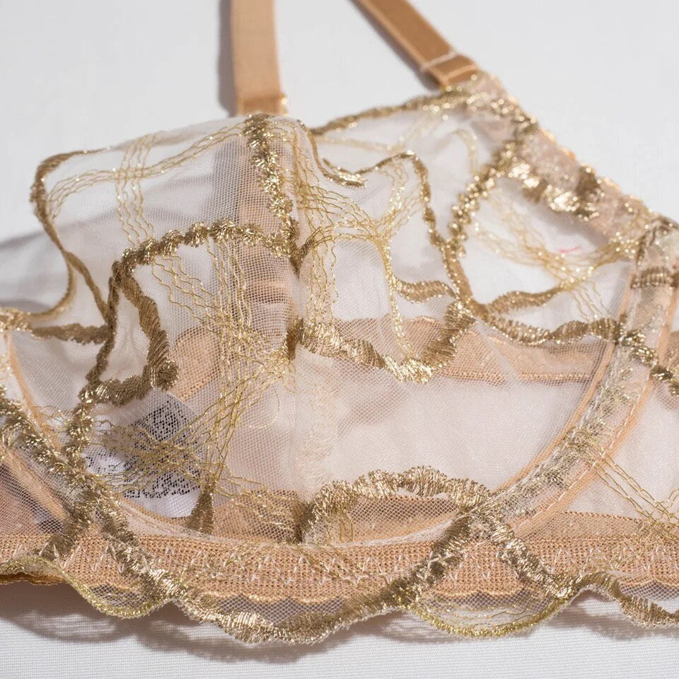 Design Lace 3 Piece Lingerie Set