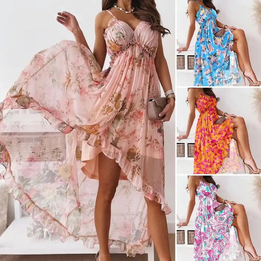Boho Summer Print Dress