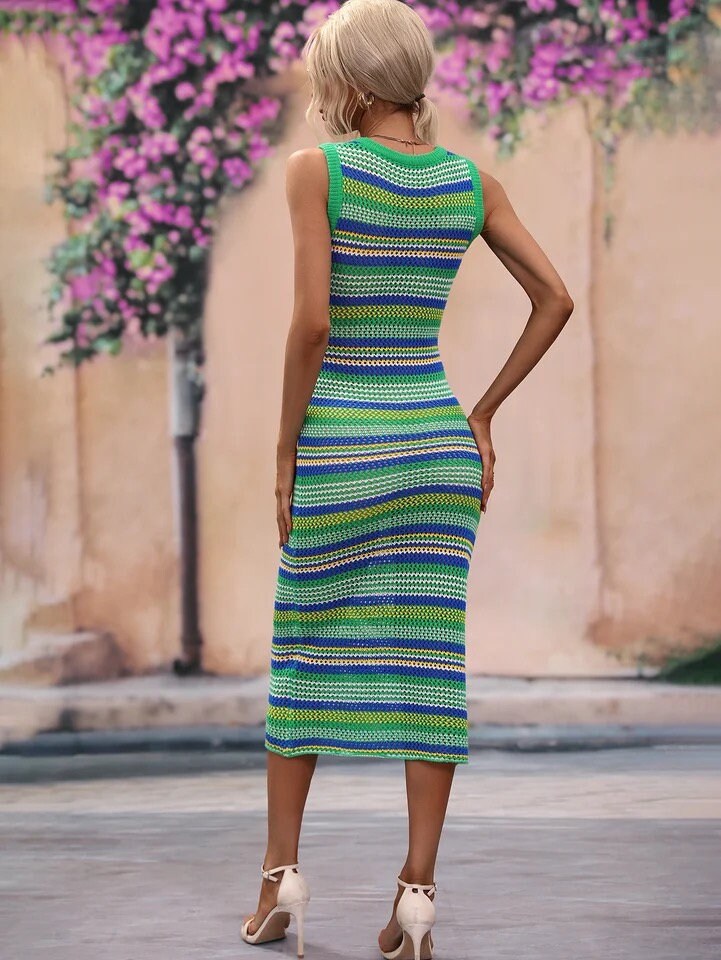 Knitted Chic Beach Dress