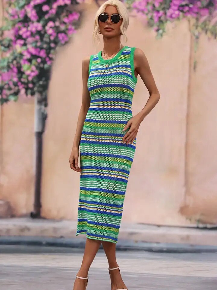 Knitted Chic Beach Dress