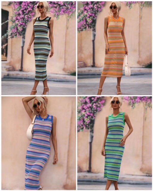 Knitted Chic Beach Dress