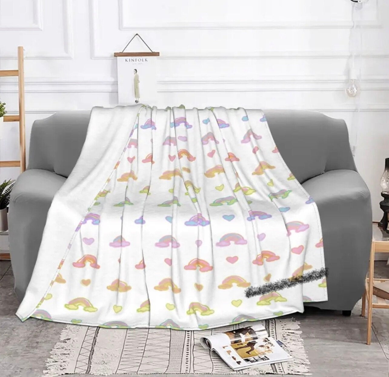 Monkey Blanket | Rainbow Blanket | Roller Blanket