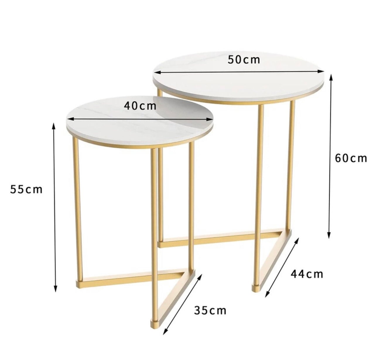Luxury Marble Nest of Tables