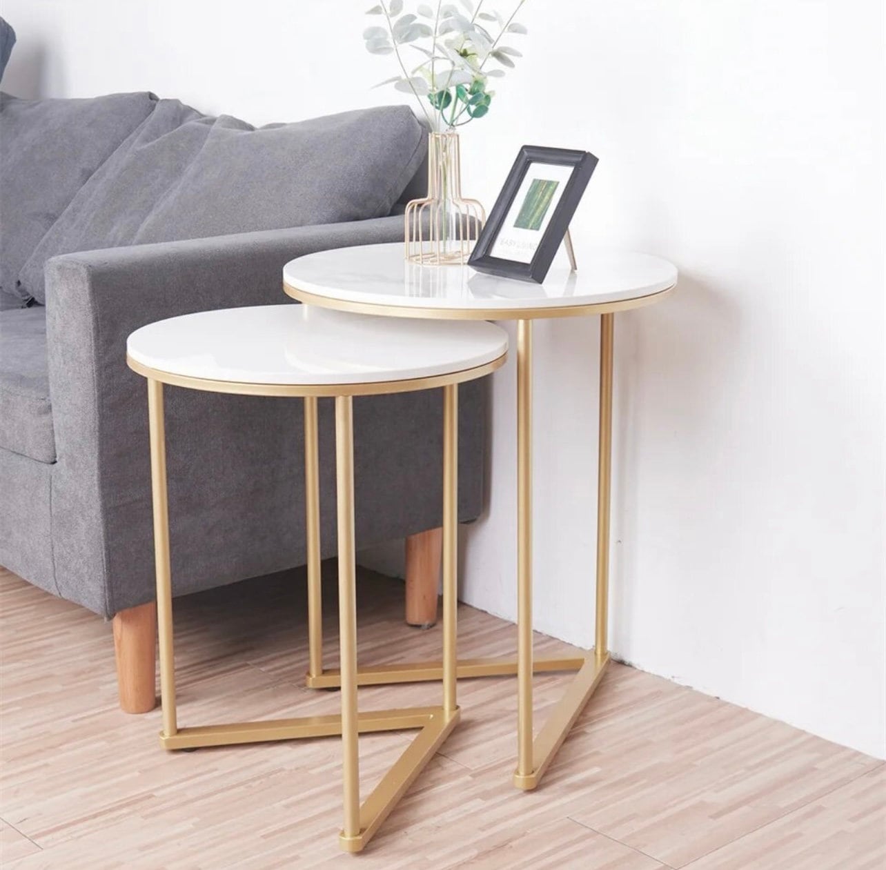 Round Marble Nest of Tables