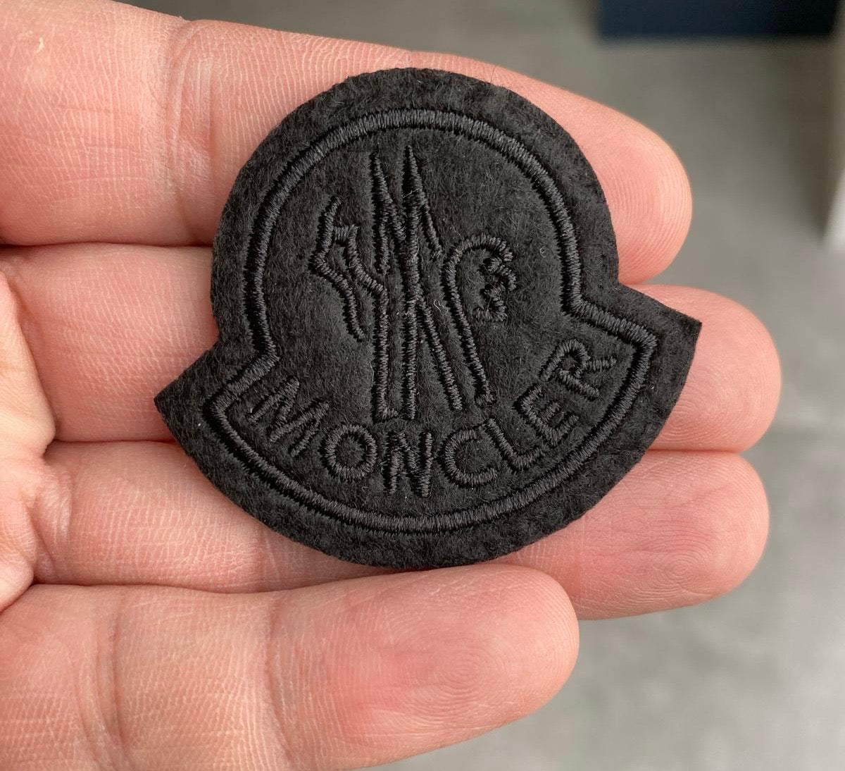 Moncler Sew on Badges / Patches Black