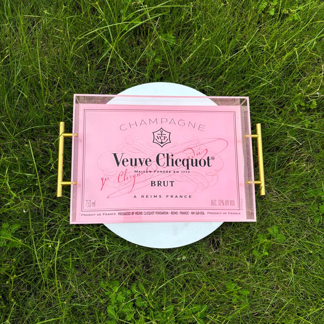 Veuve Clicquot Acrylic Drinks Tray