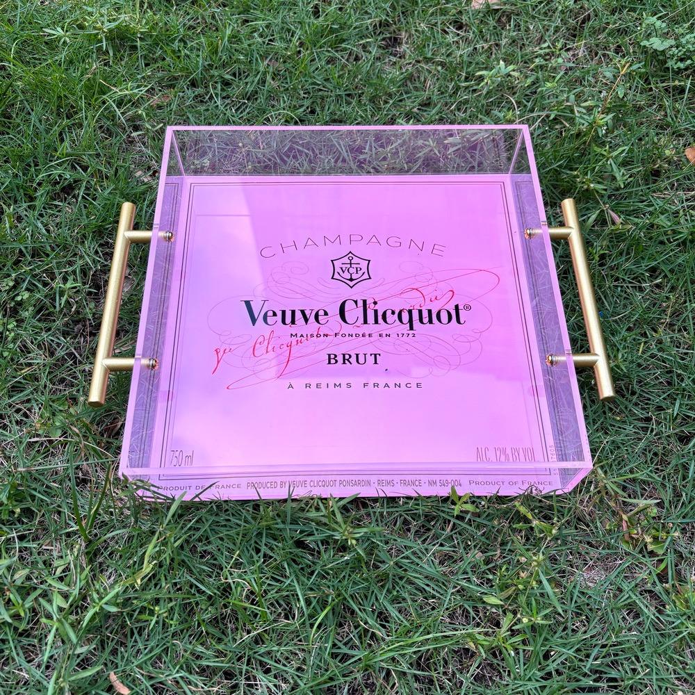 Veuve Clicquot Acrylic Drinks Tray