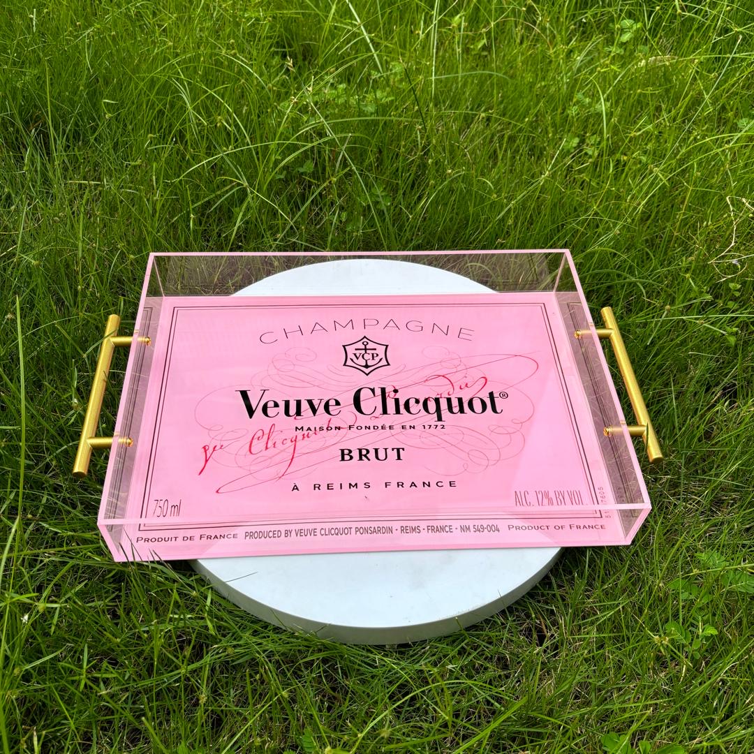 Veuve Clicquot Acrylic Drinks Tray